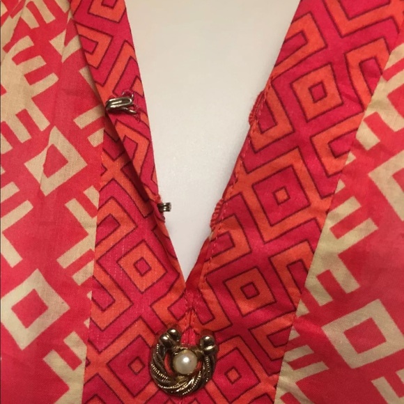 Satrangi Bonanza Women’s Tunic Pink Printed Top - Picture 9 of 12